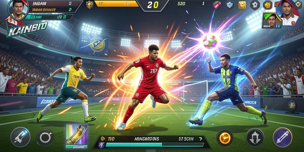 Tampilan awal permainan yang menarik dan interaktif.
