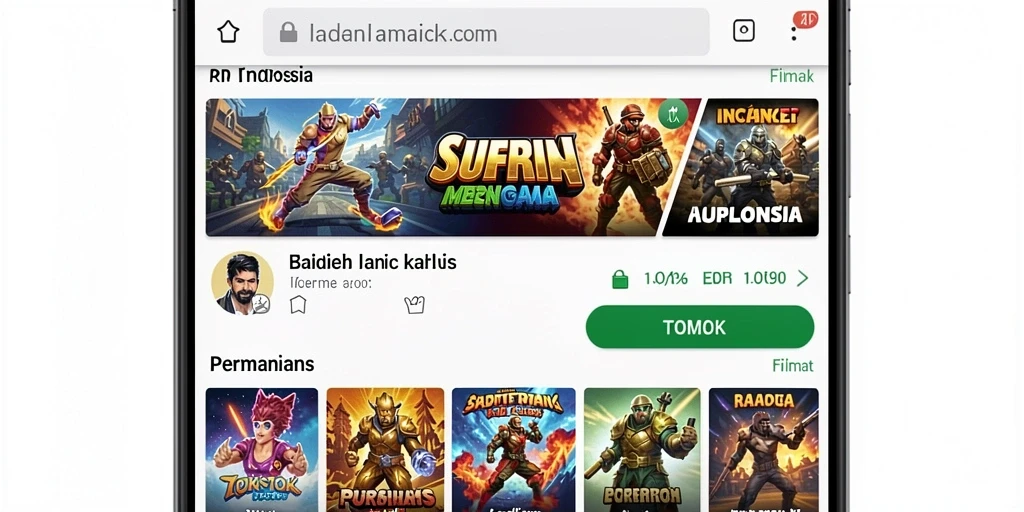 Tampilan awal yang menawan dan penuh warna.