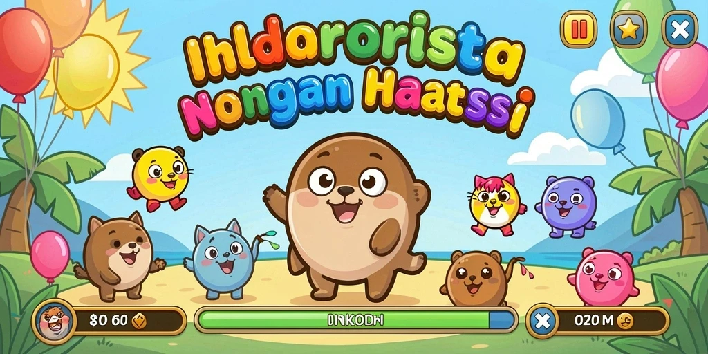 Tampilan awal game ASIA100 yang menarik perhatian.