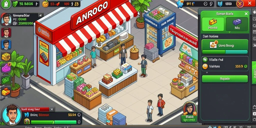 Tampilan home screen CACOR78 yang menarik.