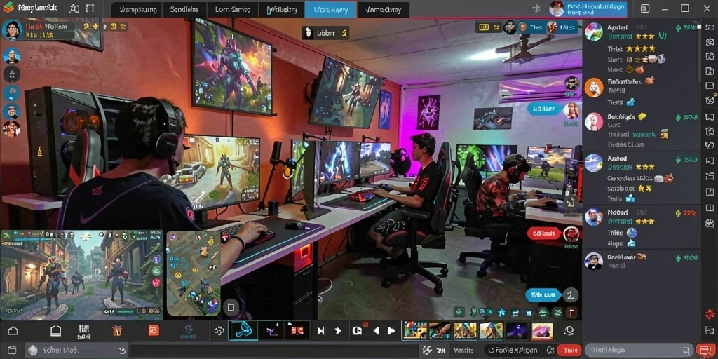 Tangkapan layar menampilkan level yang penuh warna dan menarik.
