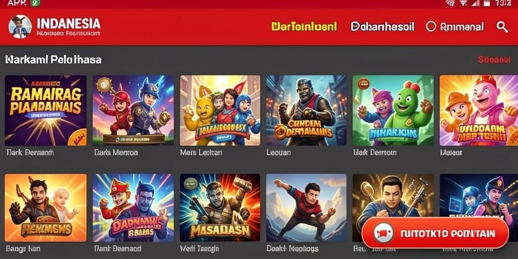 Tampilan antarmuka aplikasi HAJAR777 yang menarik.