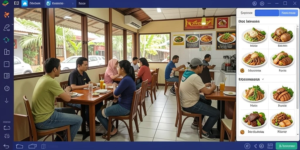 Tampilan utama yang menarik dengan desain modern.