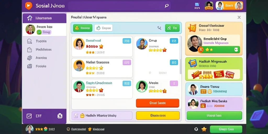 Screenshot menunjukkan tampilan antarmuka permainan slot yang menarik.