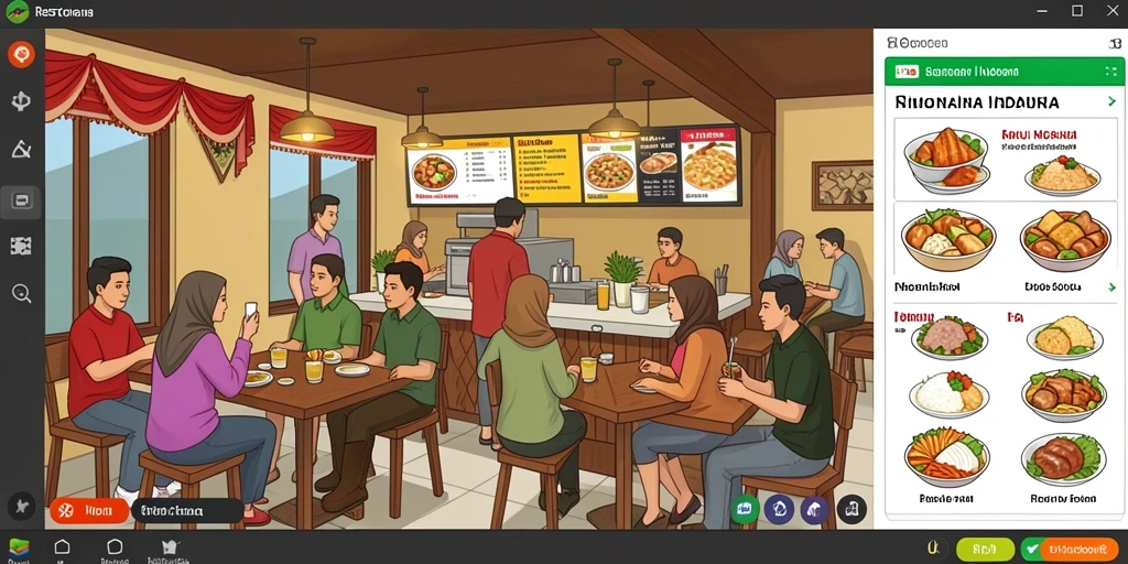 Antarmuka pengguna yang intuitif dan mudah digunakan.