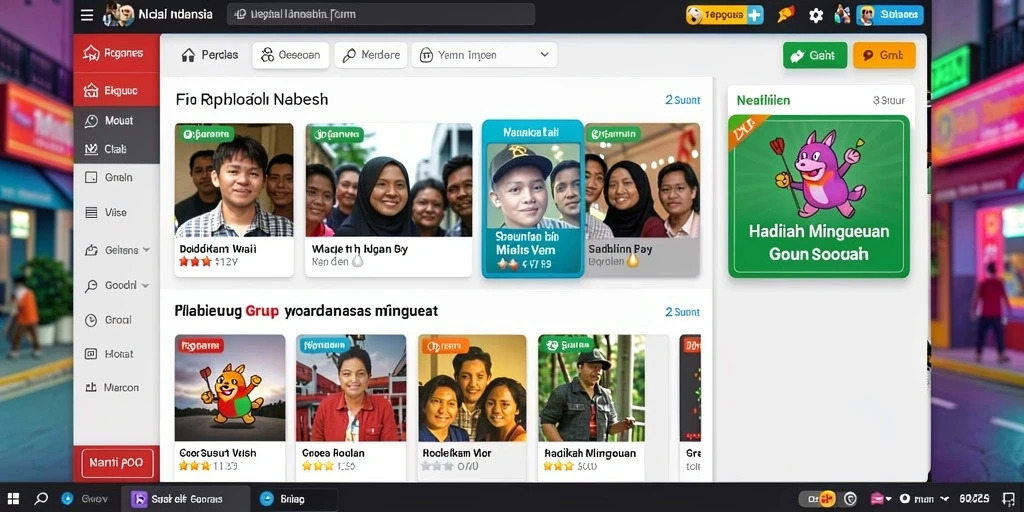 Tampilan antarmuka yang user-friendly.