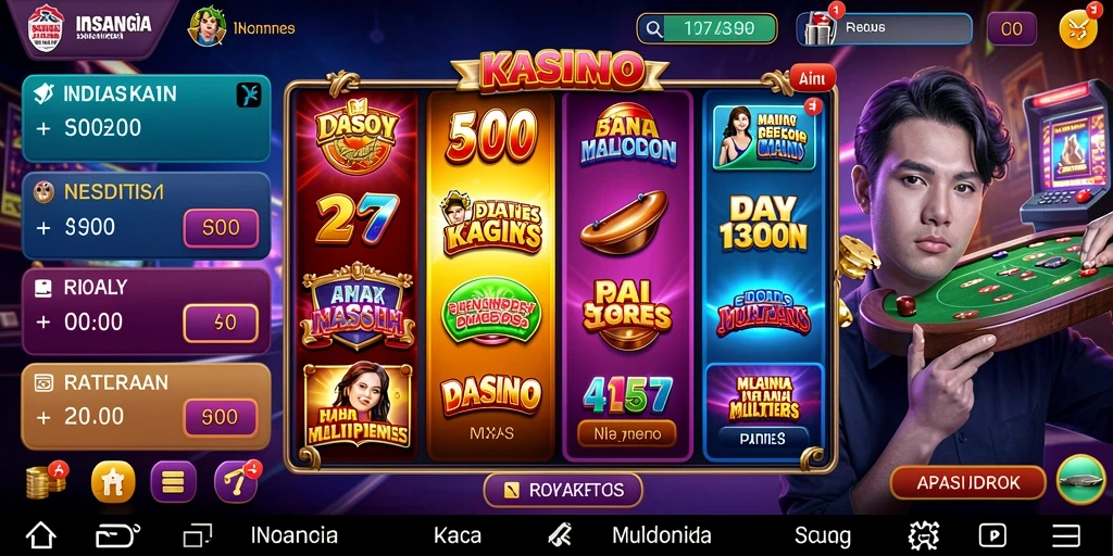 Tampilan awal yang menarik dan mudah dinavigasi.