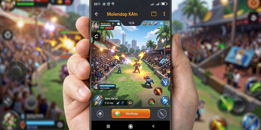 Screenshot menunjukkan planet Mars dengan detail luar biasa.
