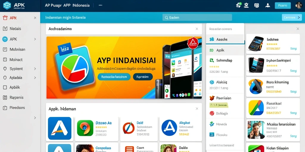 Tampilan antarmuka pengguna yang interaktif.