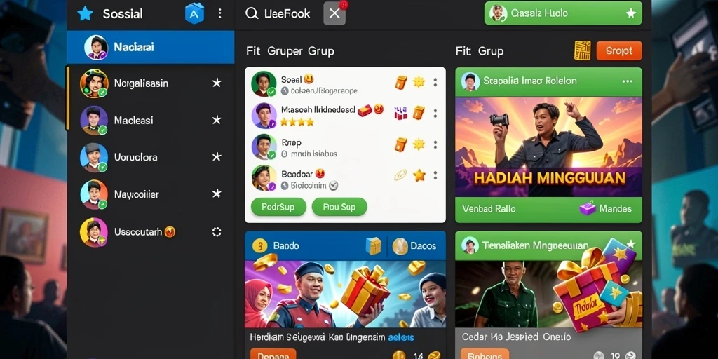 Tampilan awal yang memukau dan menawan.