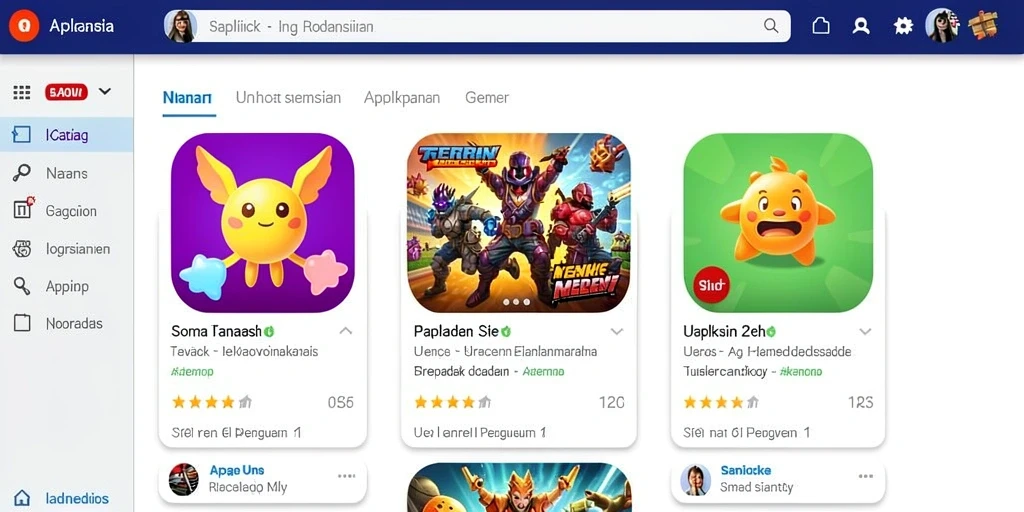 Tampilan awal yang menarik dan penuh warna.