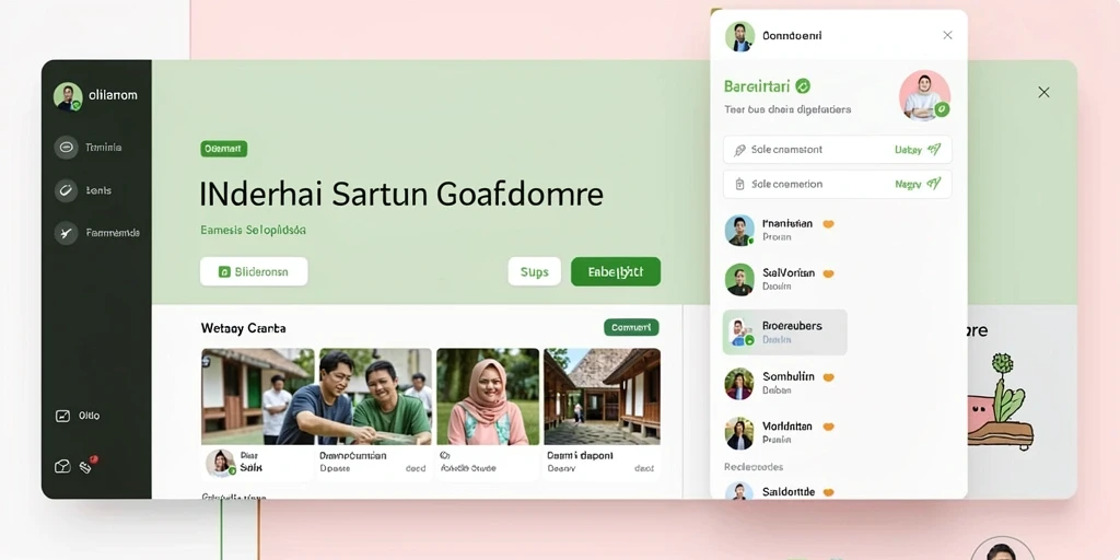 Tampilan antarmuka yang sederhana dan intuitif.